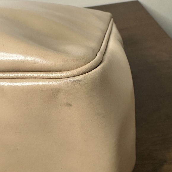 Longchamp Roseau Heritage Tan Beige Leather Tote Bag France Toggle Preppy - Picture 9 of 16